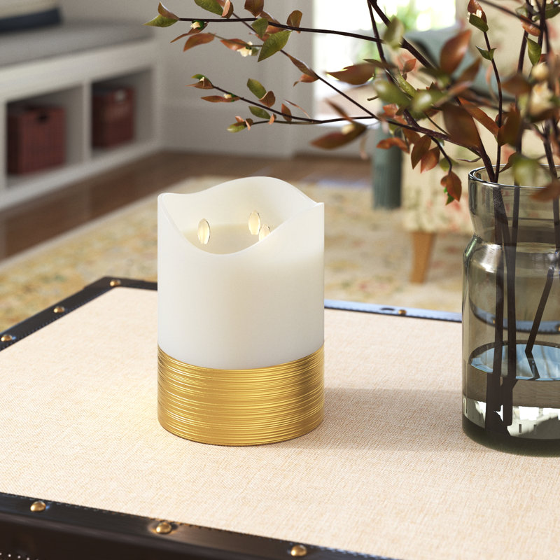 The Twillery Co.® Traditional Unscented Flameless Candle Wayfair